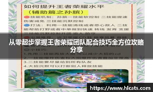 从零起步掌握王者荣耀团队配合技巧全方位攻略分享